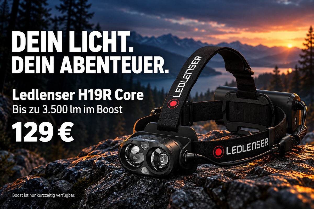 Ledlenser H19R Core – Wiederaufladbare Stirnlampe mit Fusion Beam