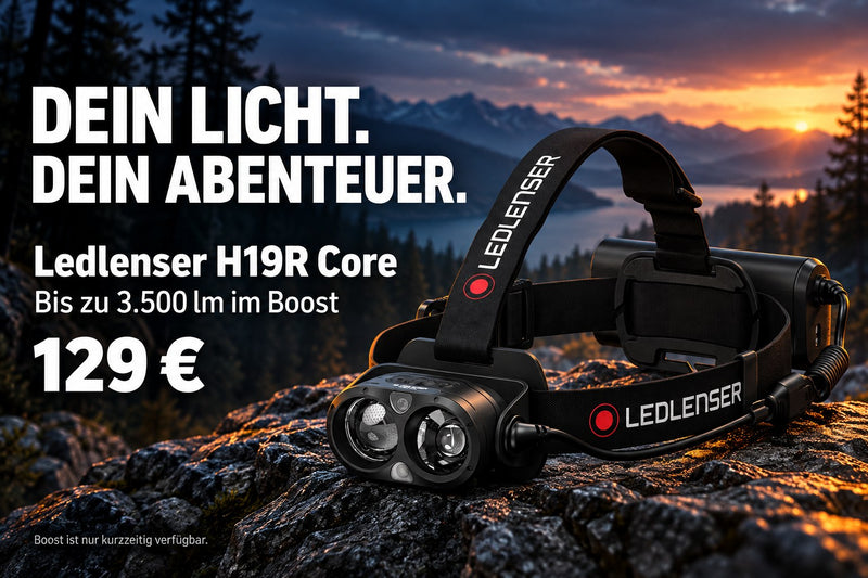 Ledlenser H19R Core – Wiederaufladbare Stirnlampe mit Fusion Beam