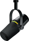 Shure MV7+ Dynamic Podcast Microphone USB-C and XLR - Black