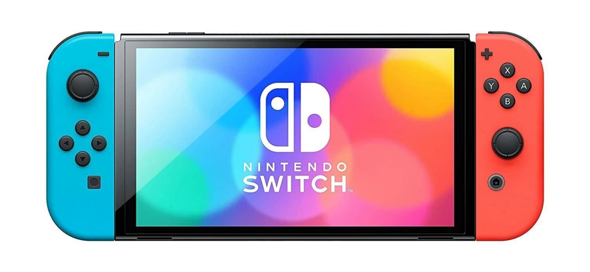 Nintendo Switch – OLED-Modell mit 7-Zoll-Display, 64 GB Speicher und Joy-Con