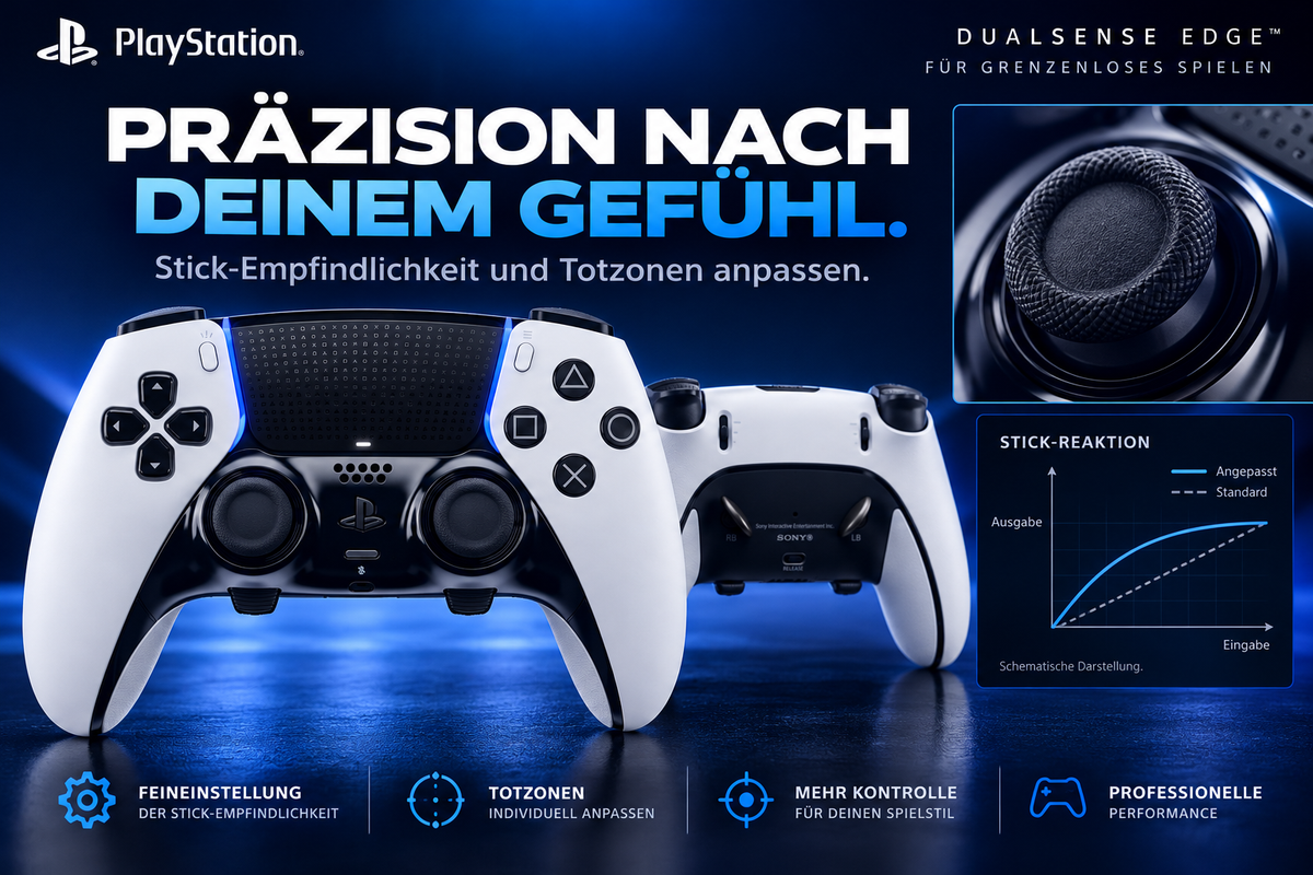 Sony DualSense Edge™ Wireless-Controller – anpassbare Steuerung für PS5 & PC