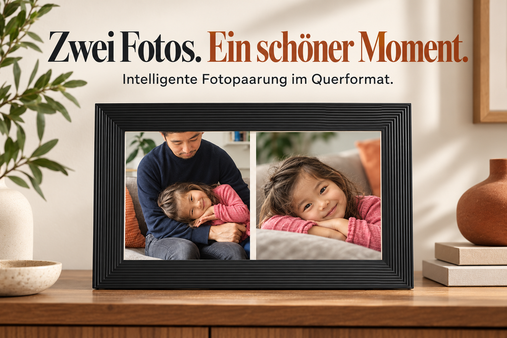 Aura Carver – 10,1″ WLAN-Bilderrahmen für gemeinsame Erinnerungen