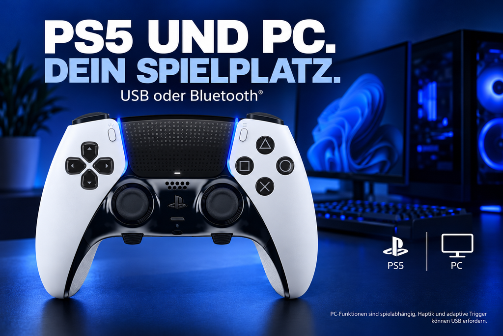 Sony DualSense Edge™ Wireless-Controller – anpassbare Steuerung für PS5 & PC