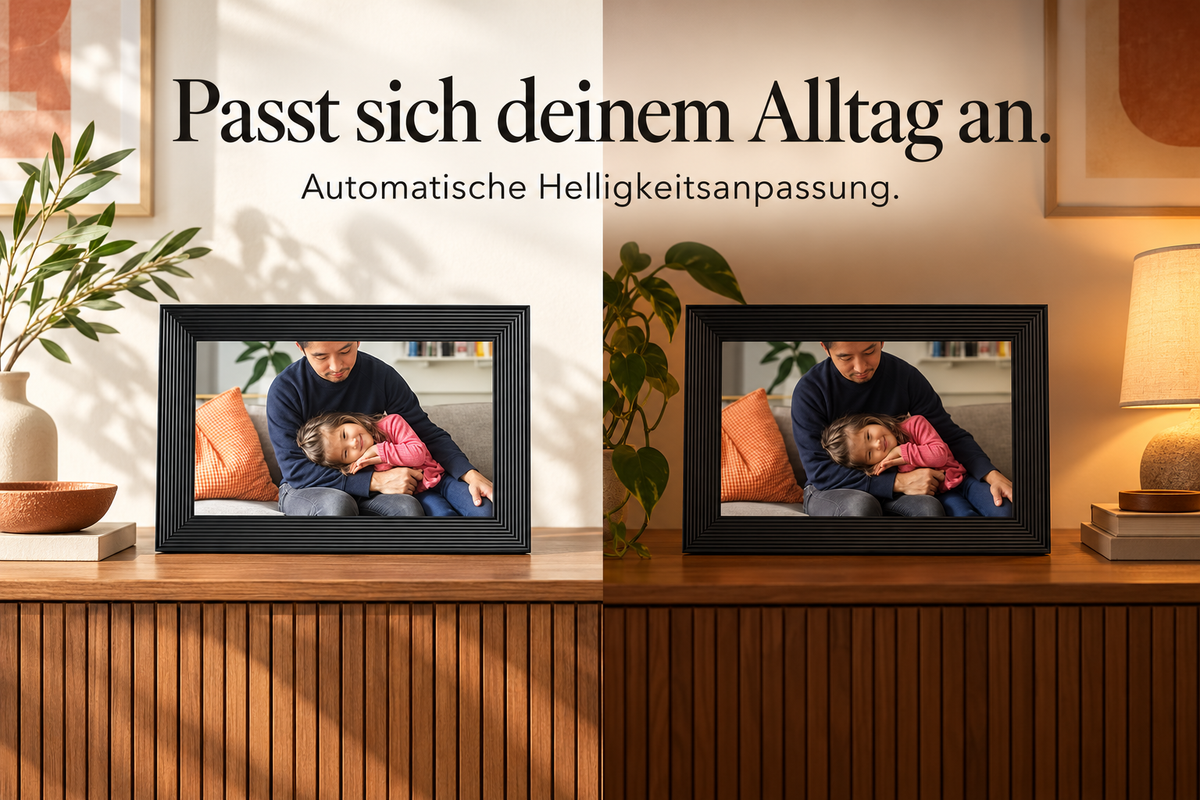 Aura Carver – 10,1″ WLAN-Bilderrahmen für gemeinsame Erinnerungen
