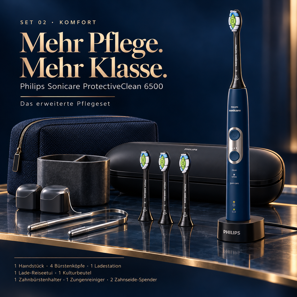 Philips Sonicare ProtectiveClean 6500 – Intelligente elektrische Zahnbürste