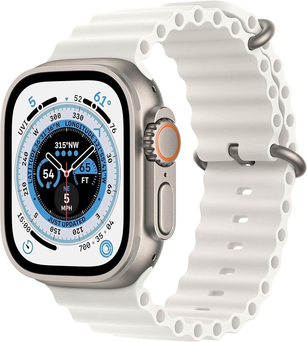 Apple Watch Ultra (1. Generation) – 49 mm Titan, GPS + Cellular, generalüberholt