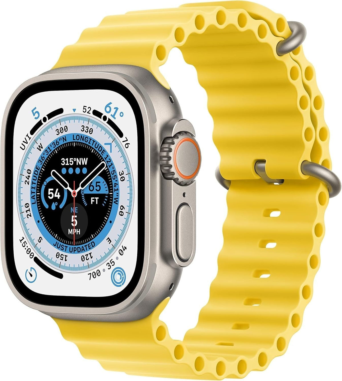 Apple Watch Ultra (1. Generation) – 49 mm Titan, GPS + Cellular, generalüberholt