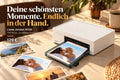 Liene Amber M100 – WLAN-Fotodrucker mit 100 Blatt Fotopapier & 3 Farbbandkassetten
