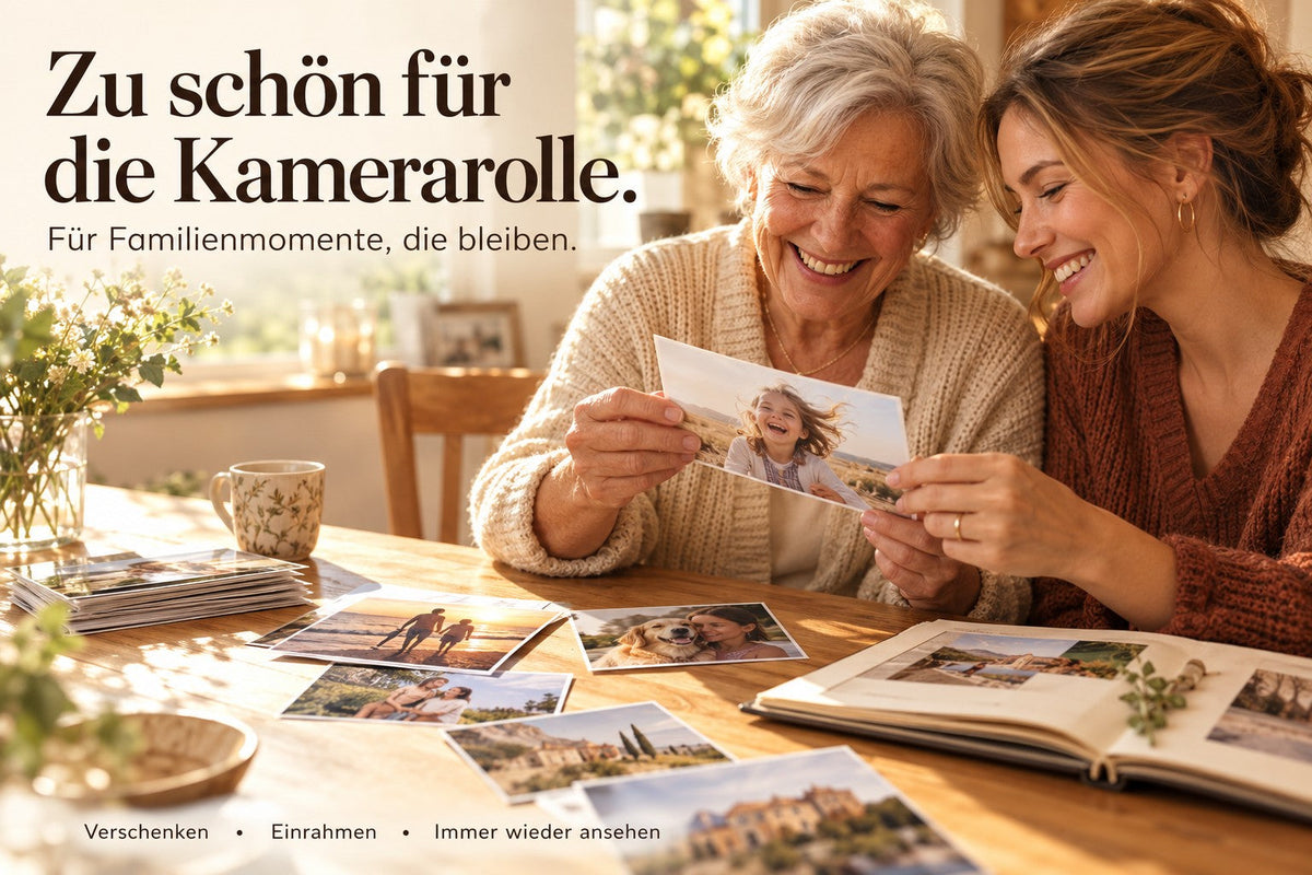 Liene Amber M100 – WLAN-Fotodrucker mit 100 Blatt Fotopapier & 3 Farbbandkassetten