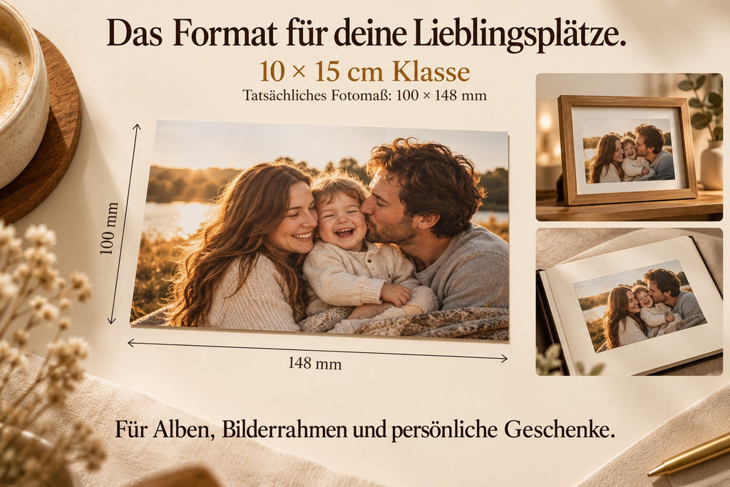 Liene Amber M100 – WLAN-Fotodrucker mit 100 Blatt Fotopapier & 3 Farbbandkassetten